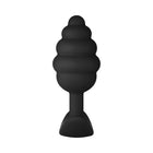 Forto F-83 Spiral Silicone Anal Plug Black