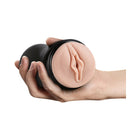 M for Men Soft + Wet Pussy with Pleasure Ridges & Orbs Self-Lubricating Vagina Stroker Beige