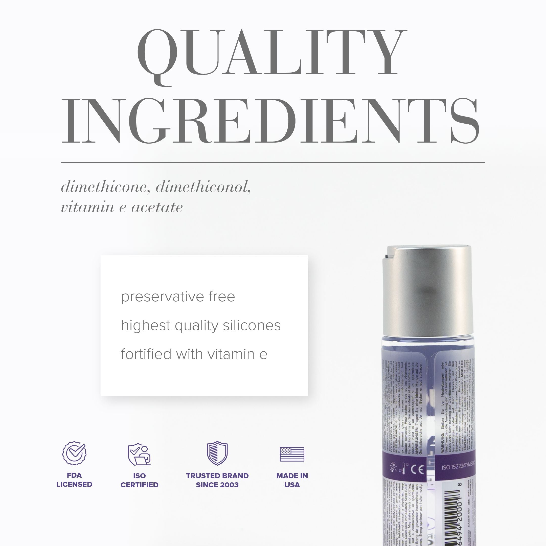 JO Xtra Silky Silicone Lubricant 2 oz.