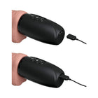 King Cock Plus 6.5 in. Thrusting Cock With Balls Rechargeable Realistic Vibrator Beige