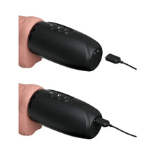 King Cock Plus 6.5 in. Thrusting Cock With Balls Rechargeable Realistic Vibrator Beige