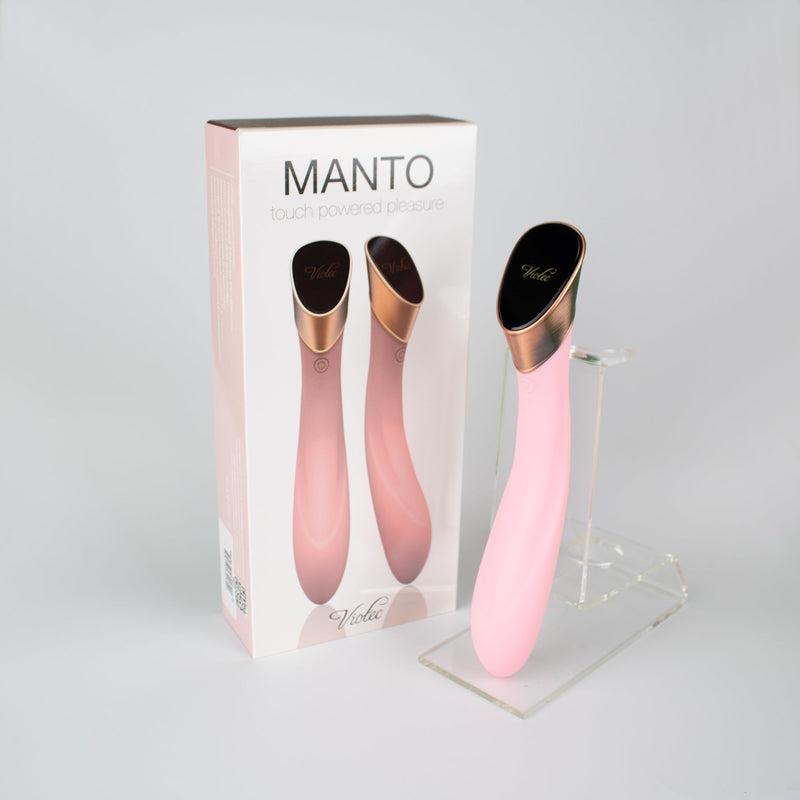 Manto Touch Panel G-Spot Vibrator Pink