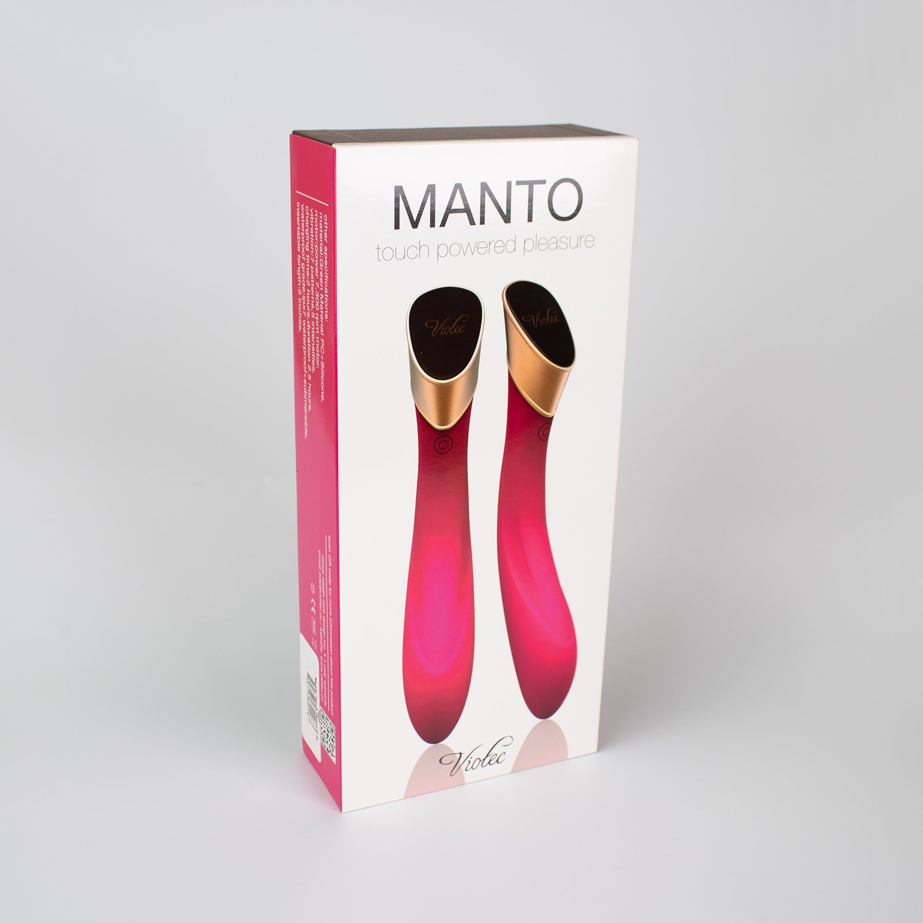 Manto Touch Panel G-Spot Vibrator Fuchsia