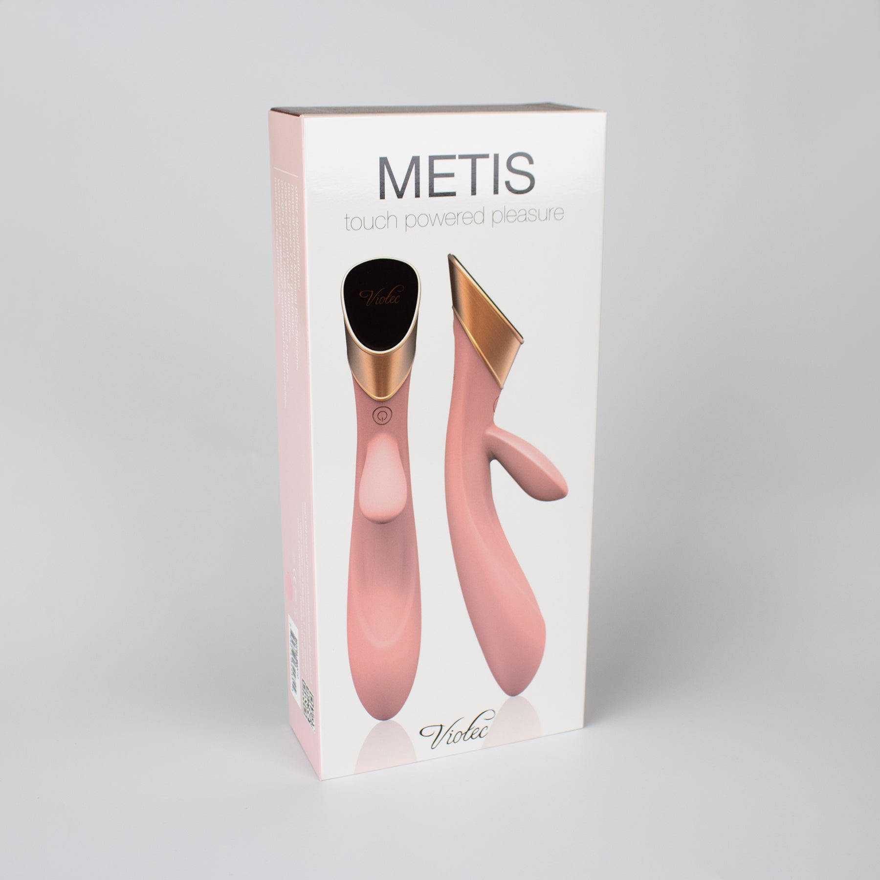 Metis Touch Panel Rabbit Vibrator Pink