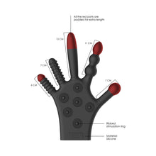 Fist It Silicone Stimulation Glove Black