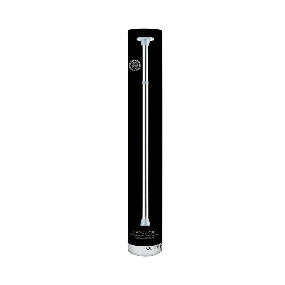 Ouch! Fully Adjustable Dance Pole Silver