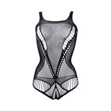Le Desir Contrast Net Teddy Black O/S