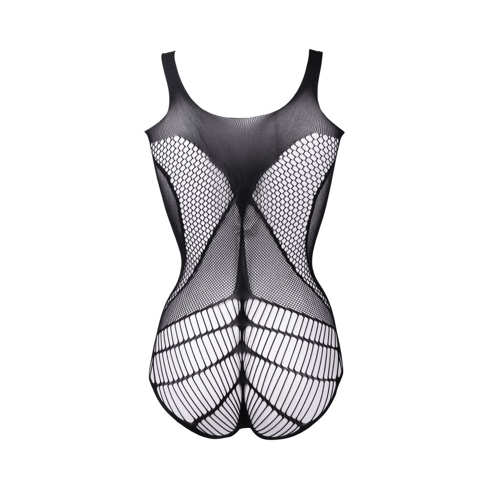 Le Desir Contrast Net Teddy Black O/S