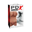 PDX Plus Perfect DD''s Dual Entry Masturbator Tan