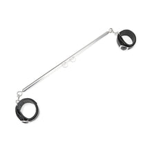 Lux Fetish Expandable Spreader Bar Set with Detachable Leatherette Cuffs