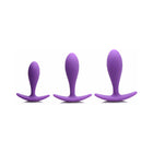 Gossip Rump Bumpers 3-Piece Silicone Anal Plug Training Set Violet