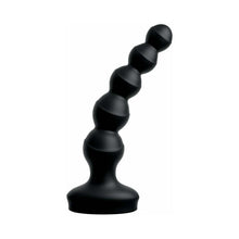3Some Wall Banger Vibrating Anal Beads With Suction Cup Black