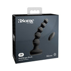 3Some Wall Banger Vibrating Anal Beads With Suction Cup Black