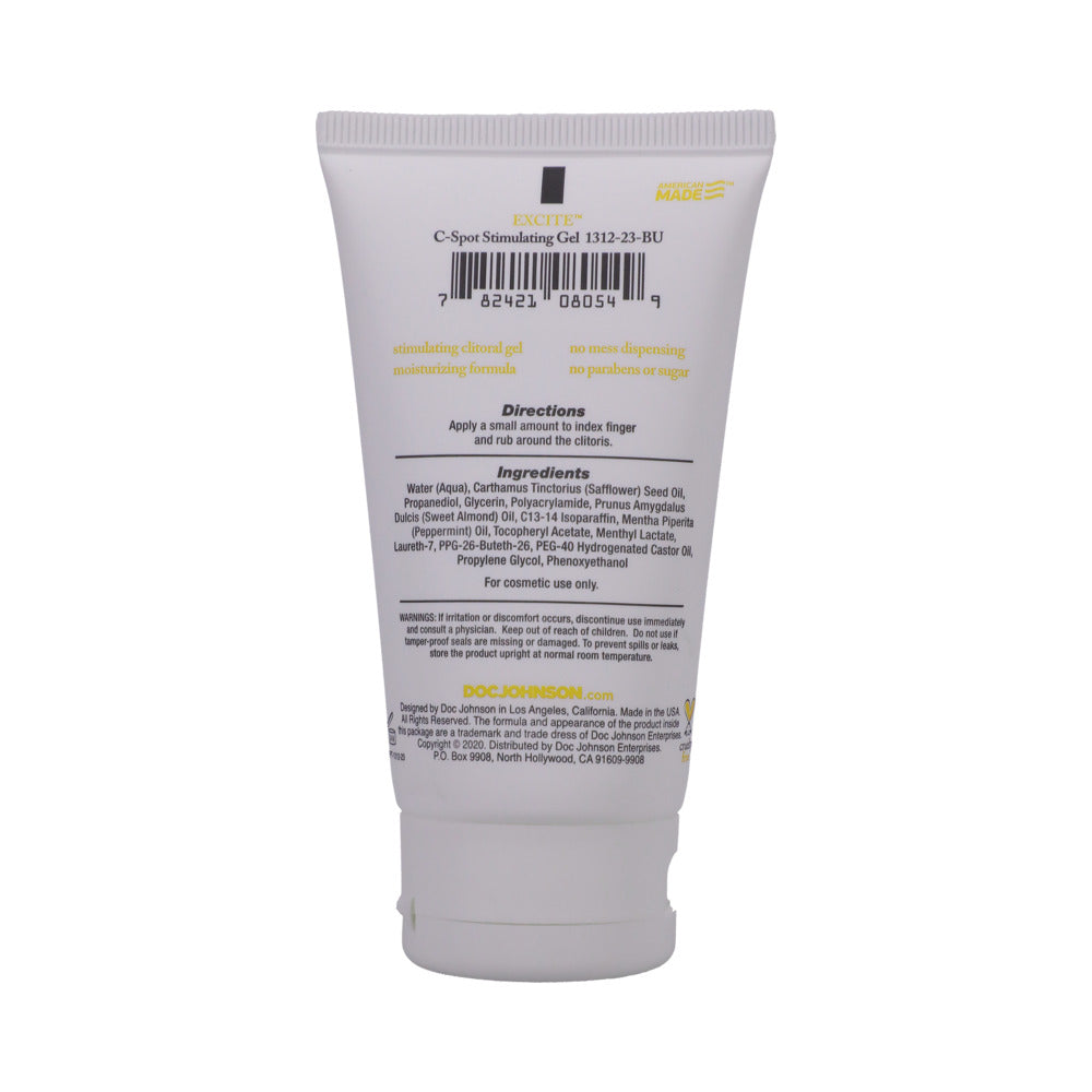 Doc Johnson Excite C-Spot Stimulating Cream 2 oz. Bulk