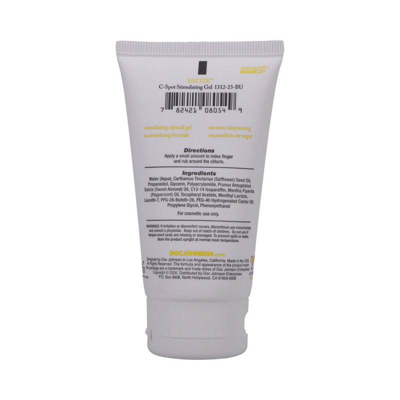 Doc Johnson Excite C-Spot Stimulating Cream 2 oz. Bulk