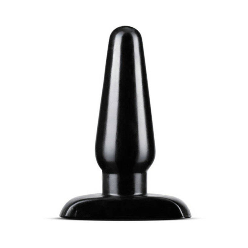 Anal Adventures Basic Anal Plug Medium Black