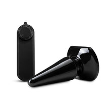 Anal Adventures Basic Vibrating Anal Pleaser Remote-Controlled Plug Black