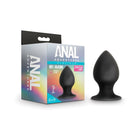 Anal Adventures Platinum Silicone Anal Stout Plug Large Black