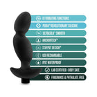 Anal AdventuresÂ Platinum Silicone Rechargeable Vibrating Prostate Massager 04