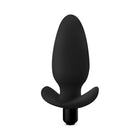 Anal Adventures Platinum Silicone Vibrating Saddle Plug Black