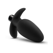 Anal Adventures Platinum Silicone Vibrating Saddle Plug Black