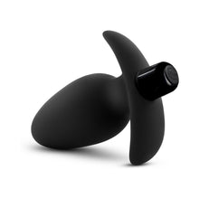 Anal Adventures Platinum Silicone Vibrating Saddle Plug Black