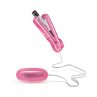 B Yours Glitter Power Bullet Remote-Controlled Egg Vibrator Pink