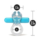 Play with Me Bull Vibrating C-Ring Blue
