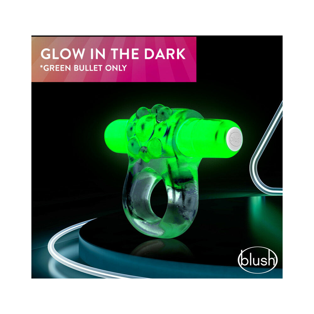 Play with Me Teaser Vibrating C-Ring Green