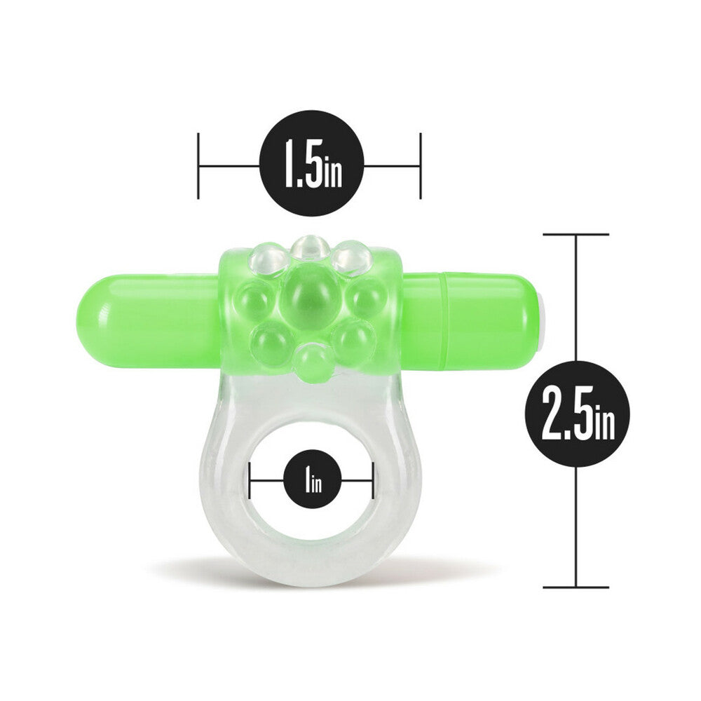 Play with Me Teaser Vibrating C-Ring Green