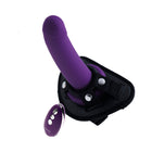 Vedo Strapped Rechargeable Vibrating Strap-On Deep Purple