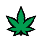 Weed Pin Green Marijuana Leaf