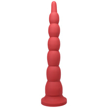 Tantus Cowboy Beaded Dildo Garnet (Box)