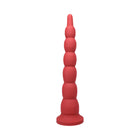 Tantus Cowboy Beaded Dildo Garnet (Box)