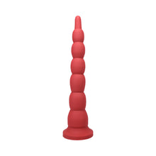 Tantus Cowboy Beaded Dildo Garnet (Box)