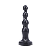 Tantus Ripple Large Beaded Anal Plug Onyx