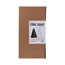 Tantus Cone Squat Dildo Onyx (Box)