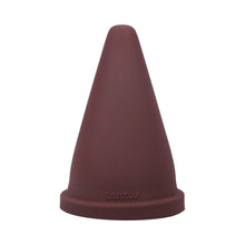 Tantus Cone Squat Firm Dildo Garnet (Box)