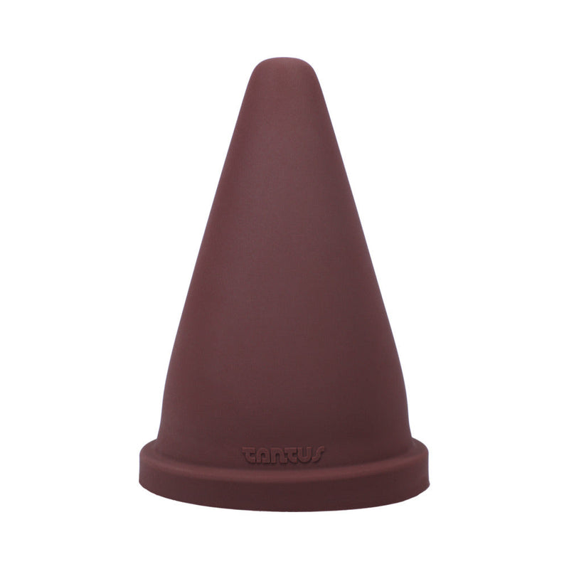 Tantus Cone Squat Firm Dildo Garnet (Box)