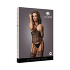 Le Desir Strappy Suspender Bodystocking Black O/S