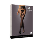 Le Desir Garter belt Stockings With Open Design Black O/S