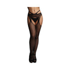 Le Desir Suspender Pantyhose With Strappy Waist Black O/S