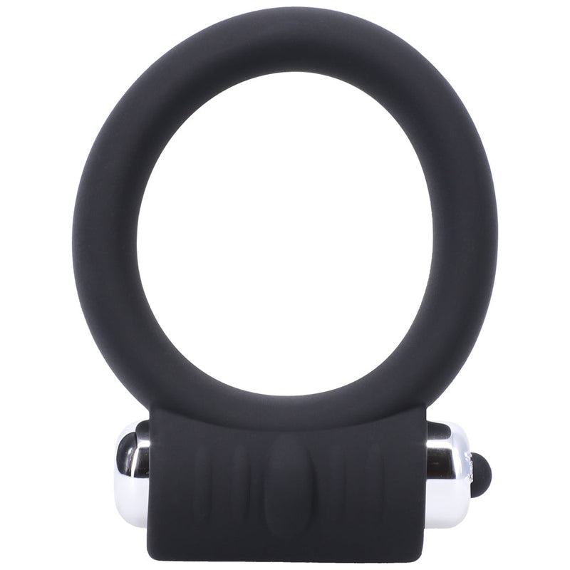 Tantus Vibrating C-Ring 2 in. Onyx (Bag)
