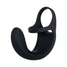 Zero Tolerance Vibrating Ball Cradle Rechargeable Remote-Controlled Silicone Cockring Black