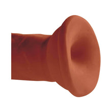 King Cock Plus 6 in. Triple Density Cock Realistic Dildo With Suction Cup Brown