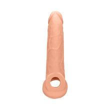 RealRock Realistic 9 in. Penis Sleeve Extender Sling Beige