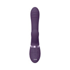 VIVE TANI Rechargeable Finger Motion With Pulse-Wave & Vibrating Silicone Dual Stimulator Purple