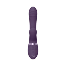 VIVE TANI Rechargeable Finger Motion With Pulse-Wave & Vibrating Silicone Dual Stimulator Purple