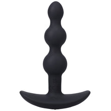 A-Play BEADED VIBE Rechargeable Silicone Anal Plug with Remote Black