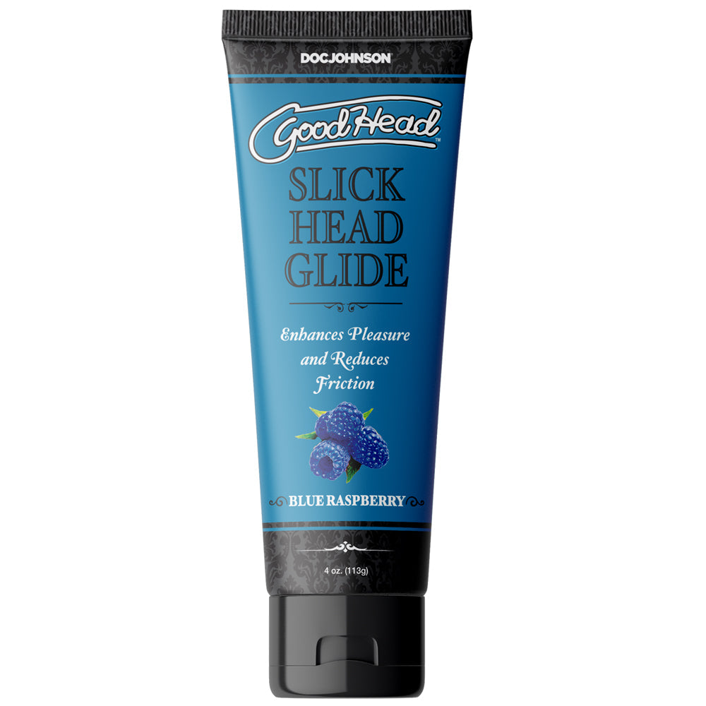 GoodHead Slick Head Glide Blue Raspberry 4 oz.